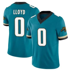 Youth Devin Lloyd Jacksonville Jaguars No.0 Limited Prowler Throwback Vapor F.U.S.E. Jersey - Teal