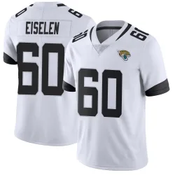 Youth Dieter Eiselen Jacksonville Jaguars No.60 Limited Vapor Untouchable Jersey - White