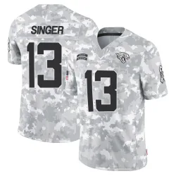 Youth Dorian Singer Jacksonville Jaguars No.13 Limited 2024 Salute to Service Jersey - Arctic Camo