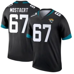 Youth Eli Mostaert Jacksonville Jaguars No.67 Legend Jersey - Black