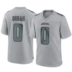 Youth Emmanuel Ogbah Jacksonville Jaguars No.0 Game Atmosphere Fashion Jersey - Gray