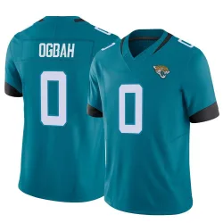 Youth Emmanuel Ogbah Jacksonville Jaguars No.0 Limited Vapor F.U.S.E. Jersey - Teal