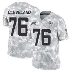 Youth Ezra Cleveland Jacksonville Jaguars No.76 Limited 2024 Salute to Service Jersey - Arctic Camo