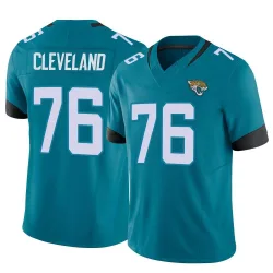 Youth Ezra Cleveland Jacksonville Jaguars No.76 Limited Vapor F.U.S.E. Jersey - Teal