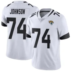 Youth Fred Johnson Jacksonville Jaguars No.74 Limited Vapor Untouchable Jersey - White