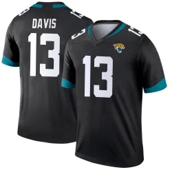 Youth Gabe Davis Jacksonville Jaguars No.13 Legend Jersey - Black