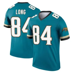 Youth Hunter Long Jacksonville Jaguars No.84 Legend Prowler Throwback Jersey - Teal