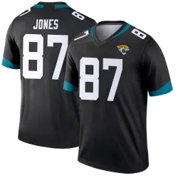 Youth J.J. Jones Jacksonville Jaguars No.87 Legend Jersey - Black