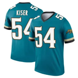 Youth Jack Kiser Jacksonville Jaguars No.54 Legend Prowler Throwback Jersey - Teal