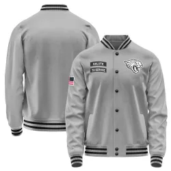 Youth Jacksonville Jaguars No. Salute to Service Performance Jacket - Gray
