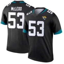 Youth Jalen McLeod Jacksonville Jaguars No.53 Legend Jersey - Black