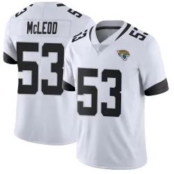 Youth Jalen McLeod Jacksonville Jaguars No.53 Limited Vapor Untouchable Jersey - White
