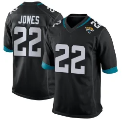 Youth Jarrian Jones Jacksonville Jaguars No.22 Game Jersey - Black
