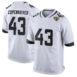 Youth John Copenhaver Jacksonville Jaguars No.43 Game Jersey - White