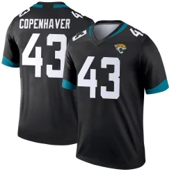 Youth John Copenhaver Jacksonville Jaguars No.43 Legend Jersey - Black
