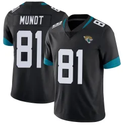 Youth Johnny Mundt Jacksonville Jaguars No.81 Limited Vapor Untouchable Jersey - Black
