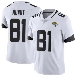 Youth Johnny Mundt Jacksonville Jaguars No.81 Limited Vapor Untouchable Jersey - White