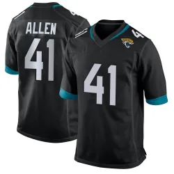 Youth Josh Hines-Allen Jacksonville Jaguars No.41 Game Jersey - Black