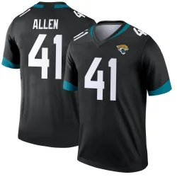 Youth Josh Hines-Allen Jacksonville Jaguars No.41 Legend Jersey - Black
