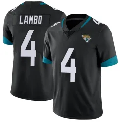 Youth Josh Lambo Jacksonville Jaguars No.4 Limited Vapor Untouchable Alternate Jersey - Black