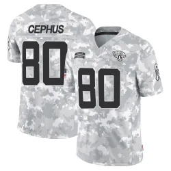 Youth Joshua Cephus Jacksonville Jaguars No.80 Limited 2024 Salute to Service Jersey - Arctic Camo