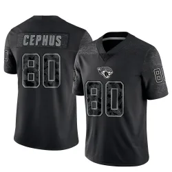 Youth Joshua Cephus Jacksonville Jaguars No.80 Limited Reflective Jersey - Black