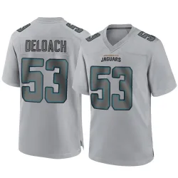 Youth Kalen DeLoach Jacksonville Jaguars No.53 Game Atmosphere Fashion Jersey - Gray