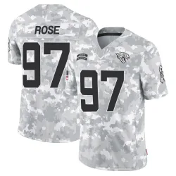 Youth Keivie Rose Jacksonville Jaguars No.97 Limited 2024 Salute to Service Jersey - Arctic Camo