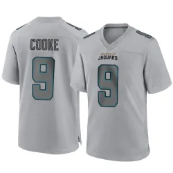 Youth Logan Cooke Jacksonville Jaguars No.9 Game Atmosphere Fashion Jersey - Gray