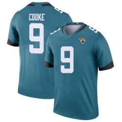 Youth Logan Cooke Jacksonville Jaguars No.9 Legend Color Rush Jersey - Teal