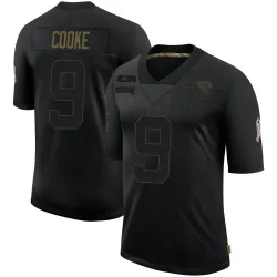 Youth Logan Cooke Jacksonville Jaguars No.9 Limited 2020 Salute To Service Jersey - Black