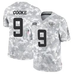 Youth Logan Cooke Jacksonville Jaguars No.9 Limited 2024 Salute to Service Jersey - Arctic Camo