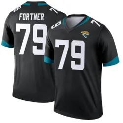 Youth Luke Fortner Jacksonville Jaguars No.79 Legend Jersey - Black