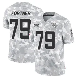 Youth Luke Fortner Jacksonville Jaguars No.79 Limited 2024 Salute to Service Jersey - Arctic Camo