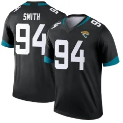 Youth Maason Smith Jacksonville Jaguars No.94 Legend Jersey - Black