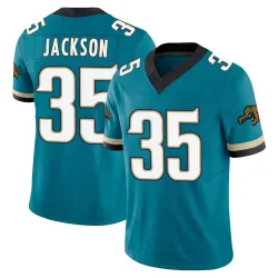Youth Matthew Jackson Jacksonville Jaguars No.35 Limited Prowler Throwback Vapor F.U.S.E. Jersey - Teal