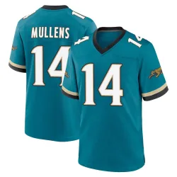 Youth Nick Mullens Jacksonville Jaguars No.14 Game Prowler Throwback Jersey - Teal