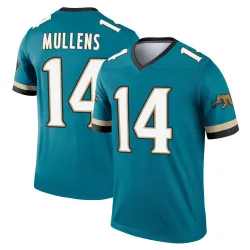 Youth Nick Mullens Jacksonville Jaguars No.14 Legend Prowler Throwback Jersey - Teal