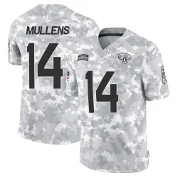 Youth Nick Mullens Jacksonville Jaguars No.14 Limited 2024 Salute to Service Jersey - Arctic Camo