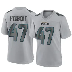 Youth Patrick Herbert Jacksonville Jaguars No.47 Game Atmosphere Fashion Jersey - Gray