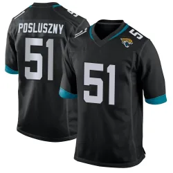 Youth Paul Posluszny Jacksonville Jaguars No.51 Game Jersey - Black