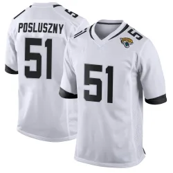 Youth Paul Posluszny Jacksonville Jaguars No.51 Game Jersey - White
