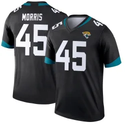 Youth Quintin Morris Jacksonville Jaguars No.45 Legend Jersey - Black