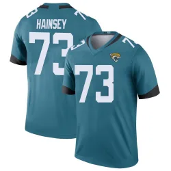 Youth Robert Hainsey Jacksonville Jaguars No.73 Legend Color Rush Jersey - Teal