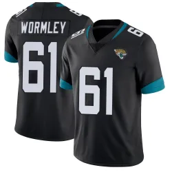 Youth Sal Wormley Jacksonville Jaguars No.61 Limited Vapor Untouchable Jersey - Black