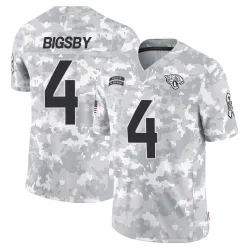 Youth Tank Bigsby Jacksonville Jaguars No.4 Limited 2024 Salute to Service Jersey - Arctic Camo
