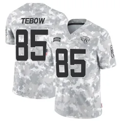 Youth Tim Tebow Jacksonville Jaguars No.85 Limited 2024 Salute to Service Jersey - Arctic Camo