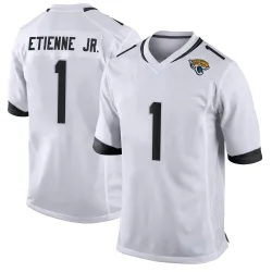 Youth Travis Etienne Jr. Jacksonville Jaguars No.1 Game Jersey - White
