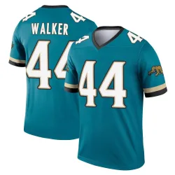 Youth Travon Walker Jacksonville Jaguars No.44 Legend Prowler Throwback Jersey - Teal