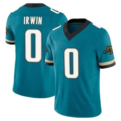 Youth Trenton Irwin Jacksonville Jaguars No.0 Limited Prowler Throwback Vapor F.U.S.E. Jersey - Teal